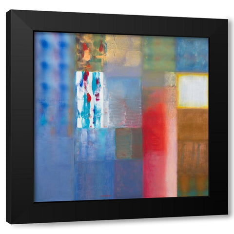 Calm after the Storm Black Modern Wood Framed Art Print with Double Matting by Khorasani, Hooshang