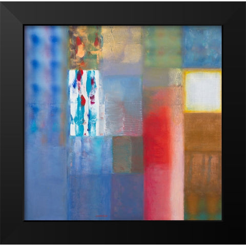 Calm after the Storm Black Modern Wood Framed Art Print by Khorasani, Hooshang