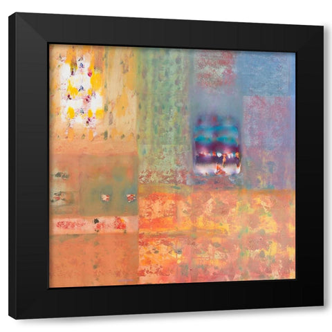 Harmonies III Black Modern Wood Framed Art Print by Khorasani, Hooshang