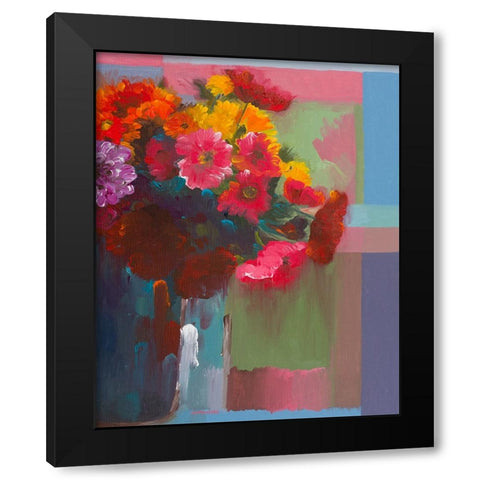 Nearby Nature Black Modern Wood Framed Art Print with Double Matting by Khorasani, Hooshang