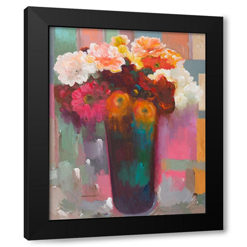 In the Spotlight Black Modern Wood Framed Art Print by Khorasani, Hooshang