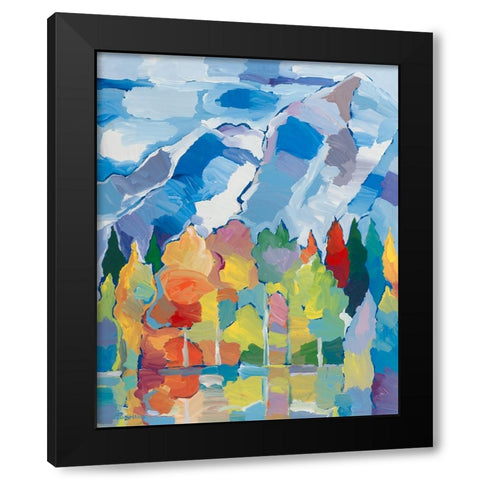 Colorado Composition #2 Black Modern Wood Framed Art Print by Khorasani, Hooshang