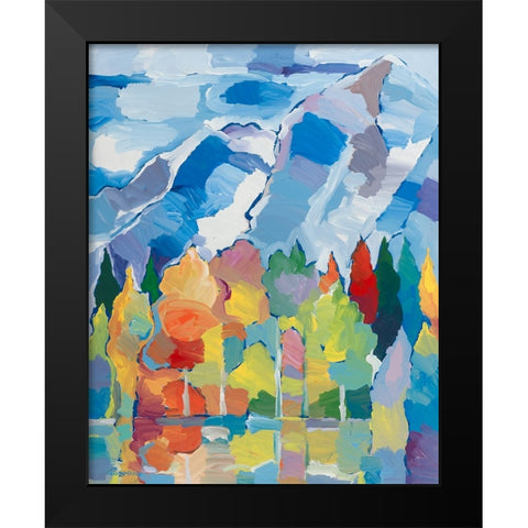 Colorado Composition #2 Black Modern Wood Framed Art Print by Khorasani, Hooshang