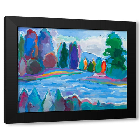Colorado Quintessence #3 Black Modern Wood Framed Art Print with Double Matting by Khorasani, Hooshang