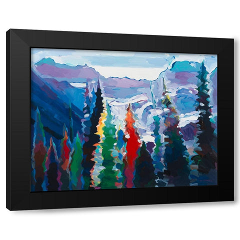 Reach for the Sky #2 Black Modern Wood Framed Art Print with Double Matting by Khorasani, Hooshang