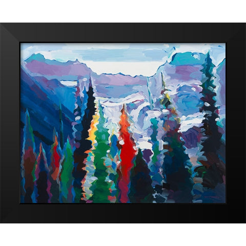 Reach for the Sky #2 Black Modern Wood Framed Art Print by Khorasani, Hooshang