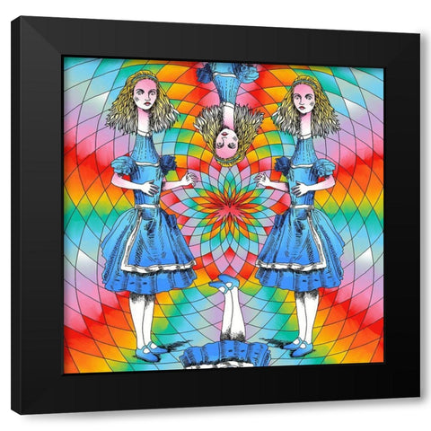 Alice-Extended Black Modern Wood Framed Art Print by Green, Howie
