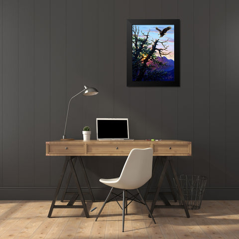 Touchdown PaintingJeff Tift Black Modern Wood Framed Art Print by Tift, Jeff