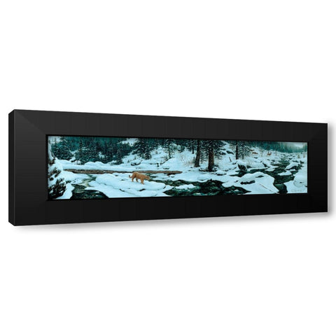 First Alert Black Modern Wood Framed Art Print by Tift, Jeff