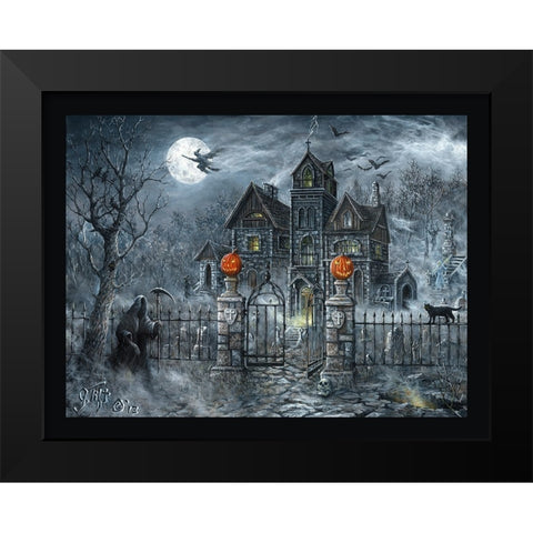 Uninvited Guest Black Modern Wood Framed Art Print by Tift, Jeff