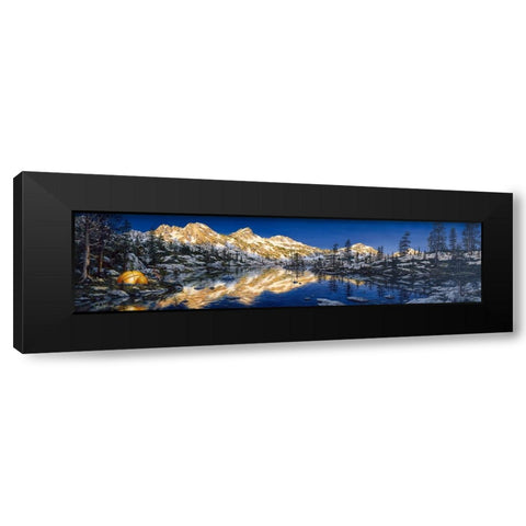 Evening Solitude Black Modern Wood Framed Art Print by Tift, Jeff