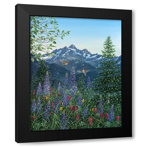 A Taste of Summer Black Modern Wood Framed Art Print by Tift, Jeff