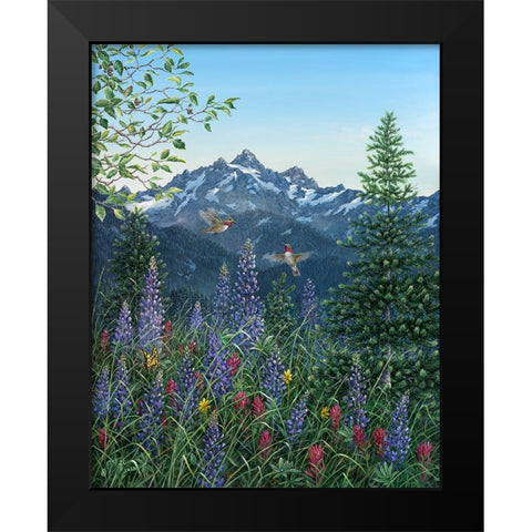 A Taste of Summer Black Modern Wood Framed Art Print by Tift, Jeff