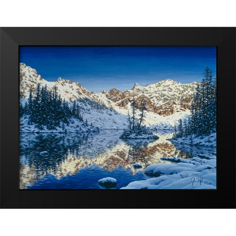 Lake Minotaur Black Modern Wood Framed Art Print by Tift, Jeff