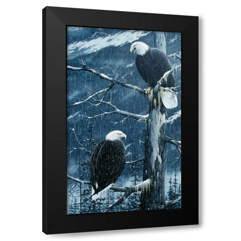 Another Rainy Day Black Modern Wood Framed Art Print by Tift, Jeff