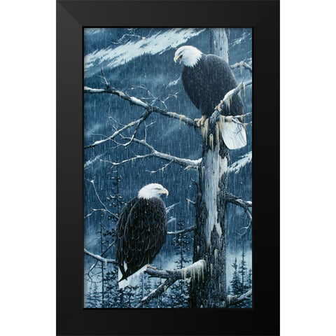 Another Rainy Day Black Modern Wood Framed Art Print by Tift, Jeff