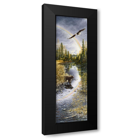 Autumns Bounty Black Modern Wood Framed Art Print with Double Matting by Tift, Jeff