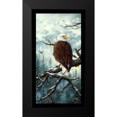 Eagle Rest Black Modern Wood Framed Art Print by Tift, Jeff