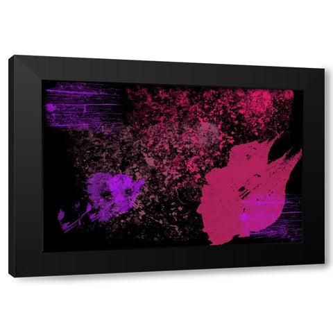 Alive Universe Black Modern Wood Framed Art Print with Double Matting by Jenny Rainbow Fine Art