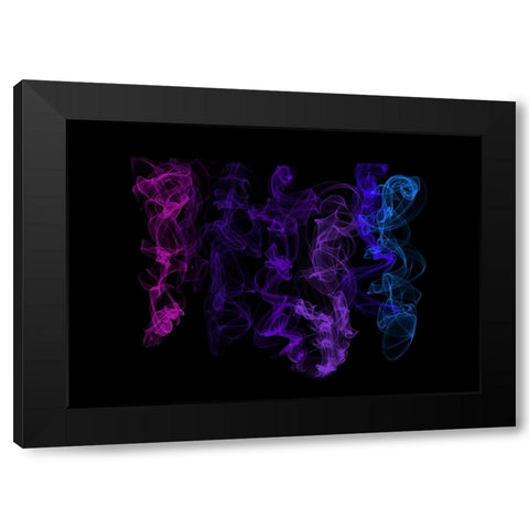Ethereal Dance 1 Black Modern Wood Framed Art Print with Double Matting by Jenny Rainbow Fine Art