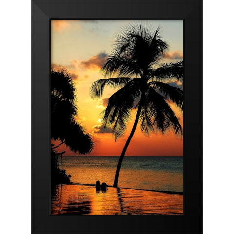 Maldives Dream Comes True 1 Black Modern Wood Framed Art Print by Jenny Rainbow Fine Art