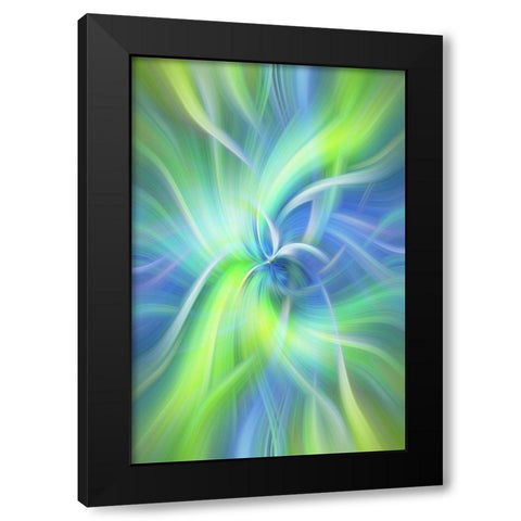 Mystery of Colors Purity of Nature Black Modern Wood Framed Art Print by Jenny Rainbow Fine Art