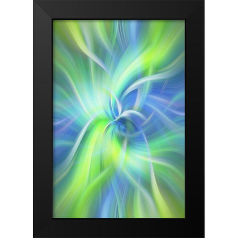 Mystery of Colors Purity of Nature Black Modern Wood Framed Art Print by Jenny Rainbow Fine Art