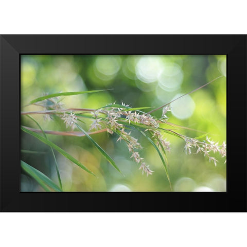 Waterfall of Lights Black Modern Wood Framed Art Print by Jenny Rainbow Fine Art