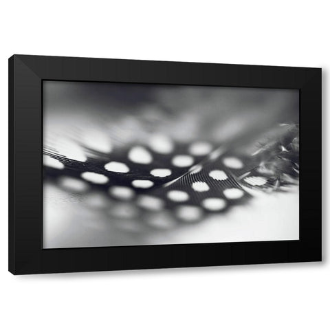 Angel Flight  Series Noublie Pas Black Modern Wood Framed Art Print with Double Matting by Jenny Rainbow Fine Art