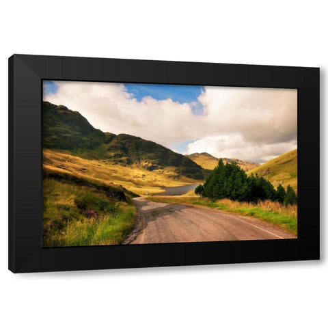 Living Room for the Soul Black Modern Wood Framed Art Print with Double Matting by Jenny Rainbow Fine Art