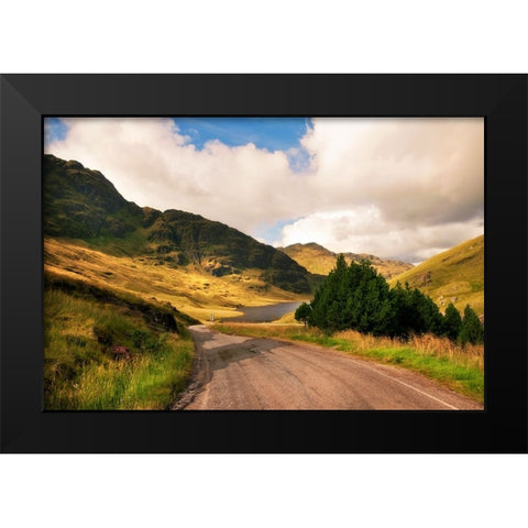 Living Room for the Soul Black Modern Wood Framed Art Print by Jenny Rainbow Fine Art