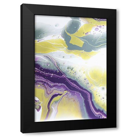 Acrylic Painting Olive Gardens 10 Black Modern Wood Framed Art Print with Double Matting by Jenny Rainbow Fine Art