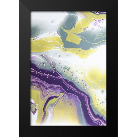 Acrylic Painting Olive Gardens 10 Black Modern Wood Framed Art Print by Jenny Rainbow Fine Art
