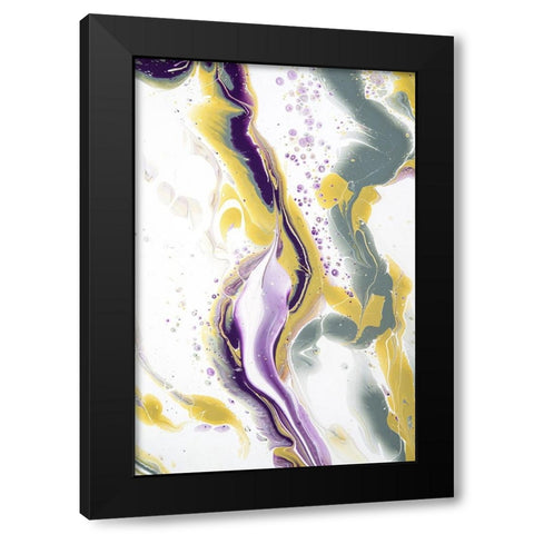 Acrylic Painting Olive Gardens 12 Black Modern Wood Framed Art Print with Double Matting by Jenny Rainbow Fine Art