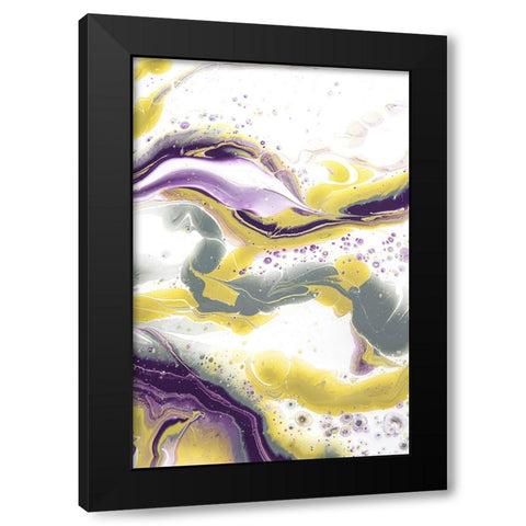 Acrylic Painting Olive Gardens 13 Black Modern Wood Framed Art Print with Double Matting by Jenny Rainbow Fine Art