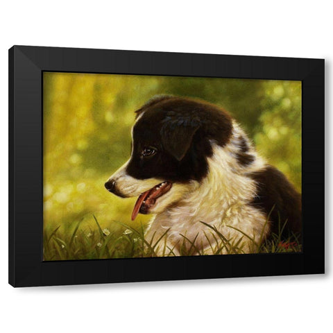 1 Black Modern Wood Framed Art Print with Double Matting by Silver, John