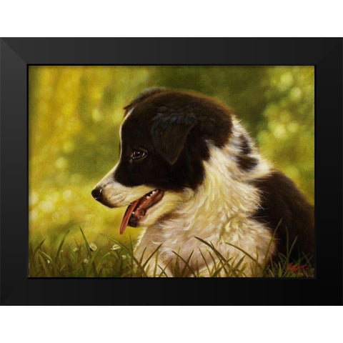 1 Black Modern Wood Framed Art Print by Silver, John