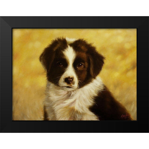 2 Black Modern Wood Framed Art Print by Silver, John