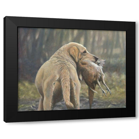 118b Black Modern Wood Framed Art Print by Silver, John