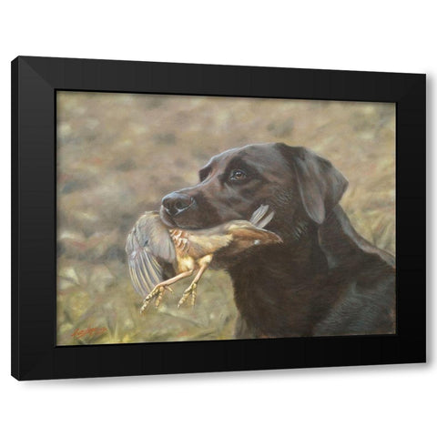 119a Black Modern Wood Framed Art Print by Silver, John