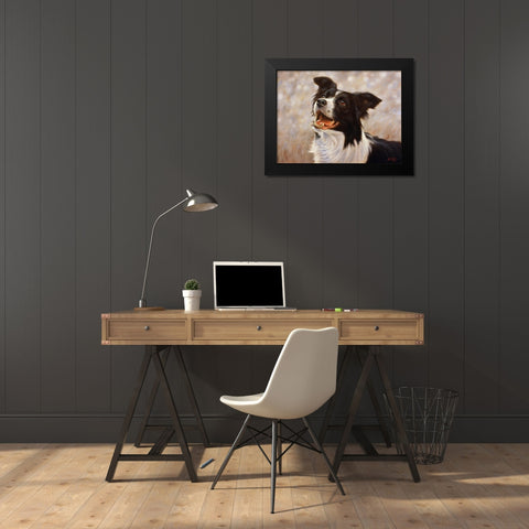 009c Black Modern Wood Framed Art Print by Silver, John