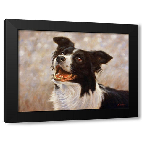 009c Black Modern Wood Framed Art Print by Silver, John