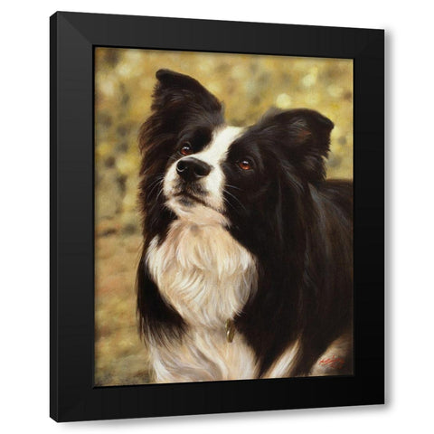 010c Black Modern Wood Framed Art Print by Silver, John