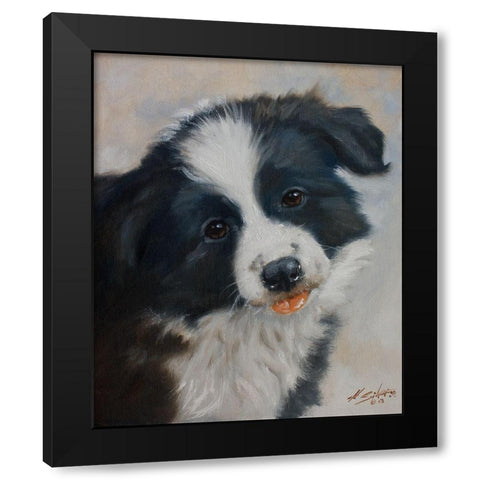 28 Black Modern Wood Framed Art Print by Silver, John