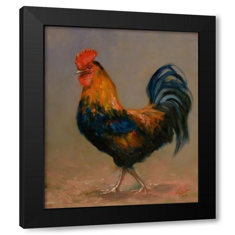 C002 Black Modern Wood Framed Art Print by Silver, John