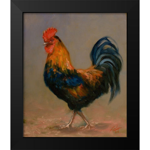C002 Black Modern Wood Framed Art Print by Silver, John