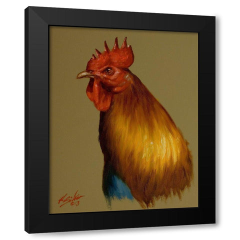 C003 Black Modern Wood Framed Art Print by Silver, John