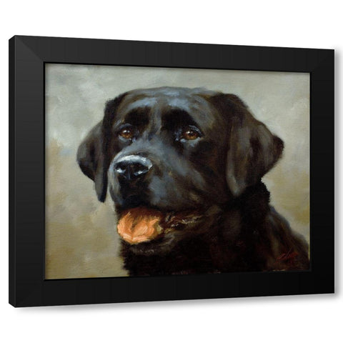 39 Black Modern Wood Framed Art Print by Silver, John