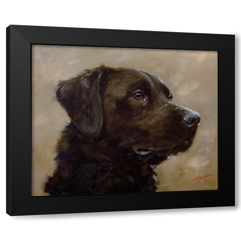 40 Black Modern Wood Framed Art Print with Double Matting by Silver, John