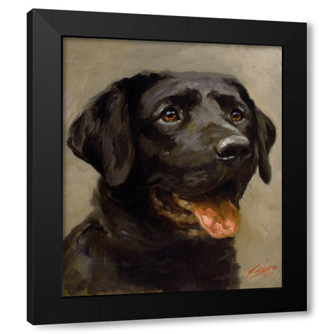 41 Black Modern Wood Framed Art Print by Silver, John